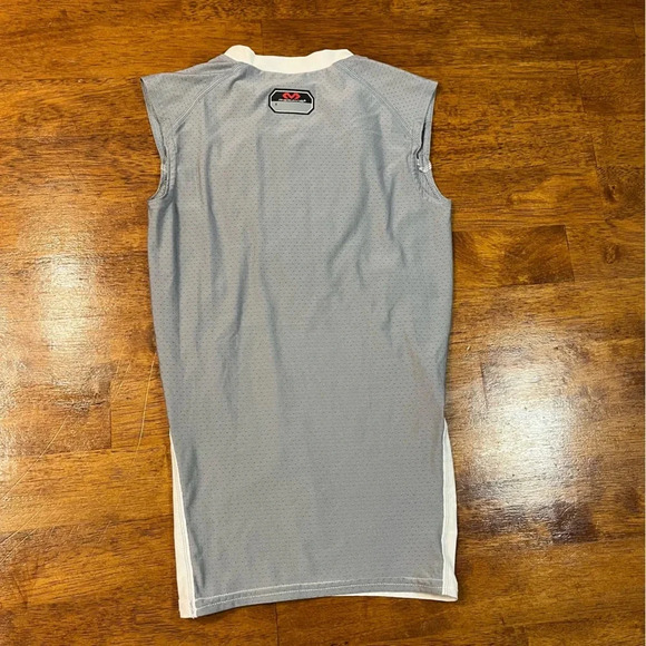 McDavid Youth Hex sternum padded tank white gray size XS - Picture 4 of 5